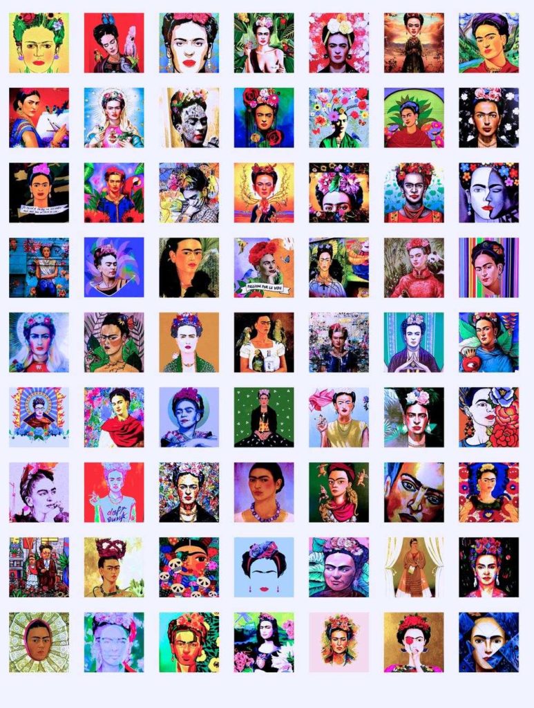 Frida Kahlo collage