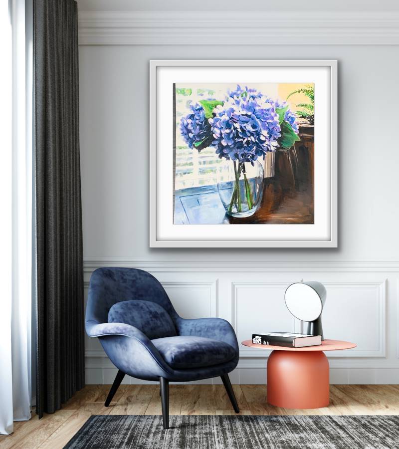 Artwork in blue 6