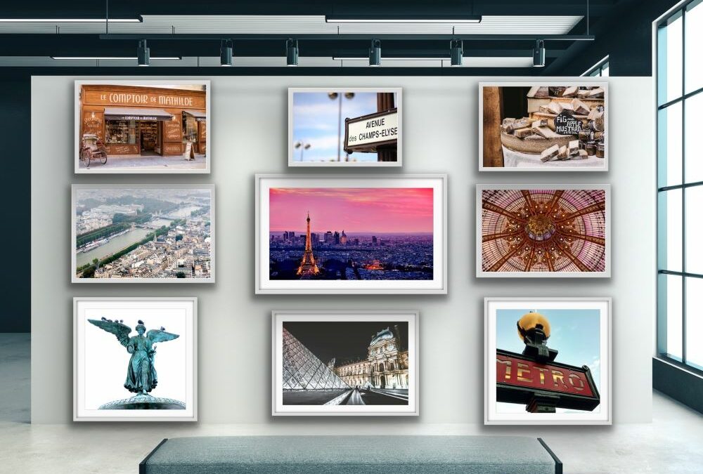 Gallery walls to exhibit your travel photographs