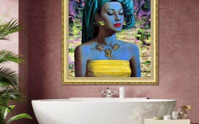 Art in the bathroom